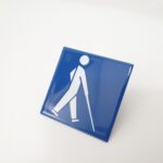Walk-sign-emaille